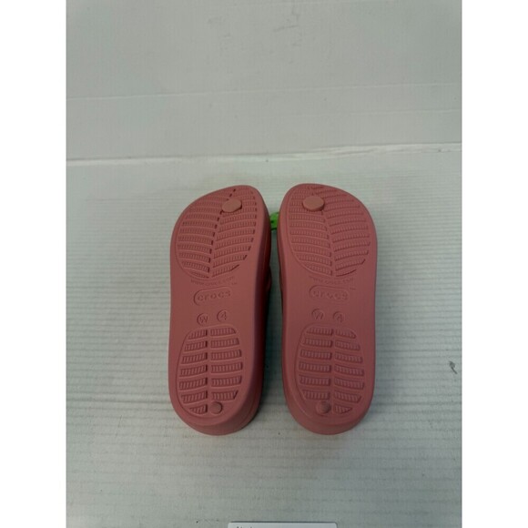 -1244 Crocs Baya Pink Lonic Comfort Platform Flip Flop-US 4 Womens - Picture 4 of 5